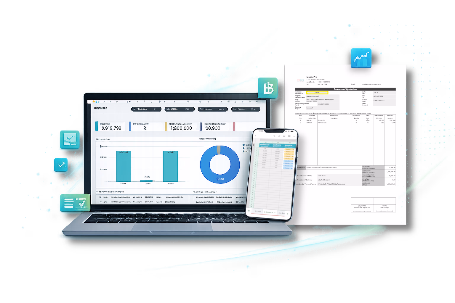 Template Google Sheets สำหรับ SME บริหารธุรกิจ บัญชี ร้านอาหาร โรงแรม